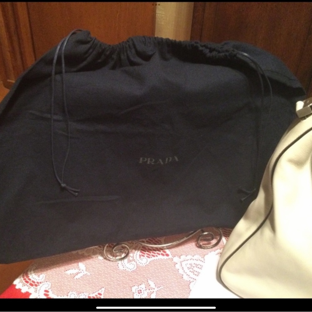 Authentic Rare Prada Shoulder Bag with Top Hook & Loop Closure - Picture 16 of 16